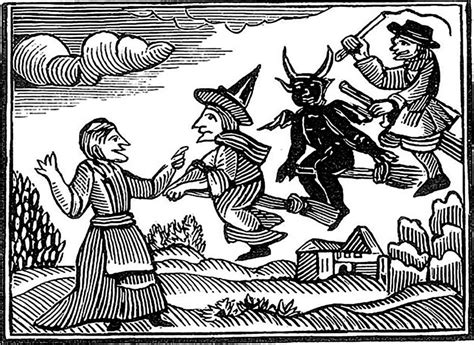 Witch hunt caricature